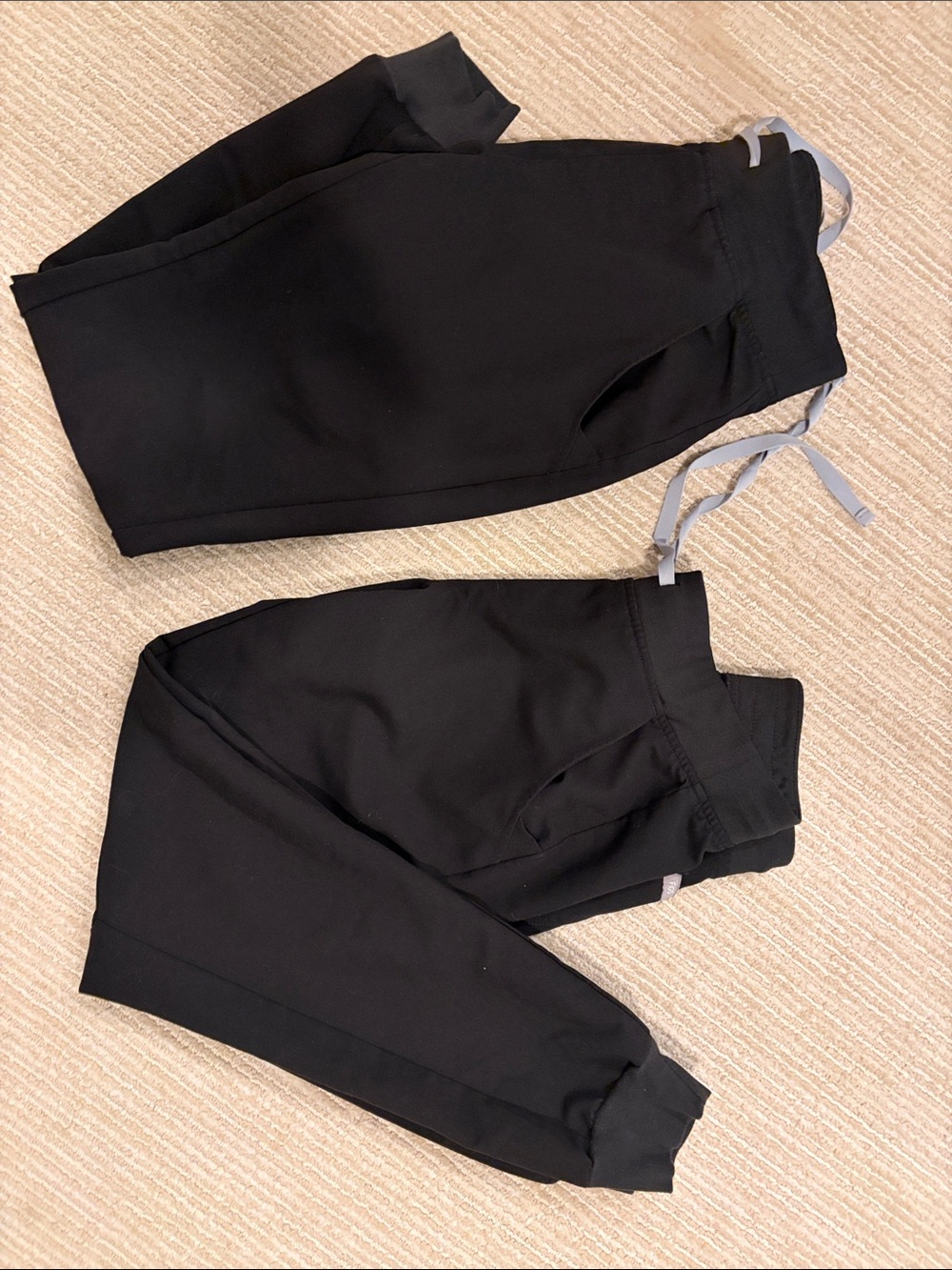 FIGS Black Jogger Scrub Pants